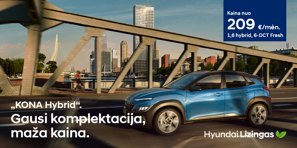 Hyundai KONA MY21 - Hyundai atstovas Lietuvoje